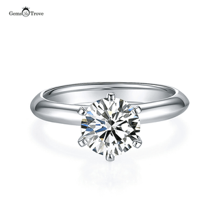 FOREVER MOISSANITE 6 PRONG RING