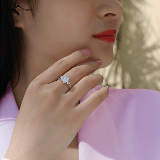 Secret Sparkle Moissanite Ring