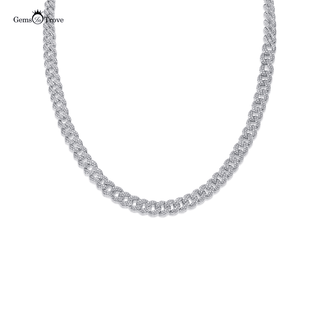 Elegant Moissanite Curb Chain