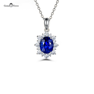 Sapphire and Diamond Pendant