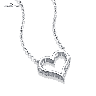 Moissanite Diamond Love Heart Pendant