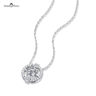 Ideal Cut Moissanite Diamond Pendant
