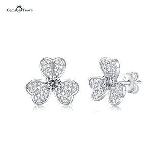 Moissanite Petals Earrings