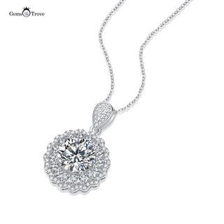 Heart Of Sun Moissanite Necklace