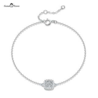 Cushion Moissanite Diamond Bracelet