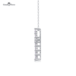Moissanite Cross Pendant Necklace