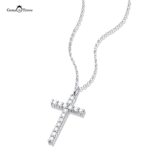 Dainty & Elegant Moissanite Cross Necklace