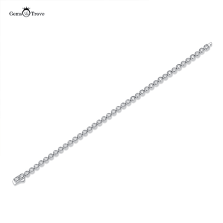 Bezel Moissanite Tennis Bracelet