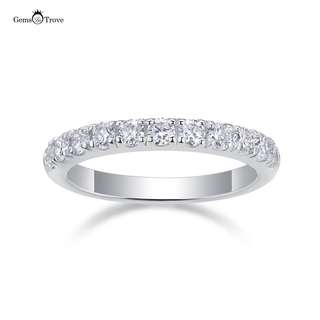 Elegant Moissanite Eternity Band