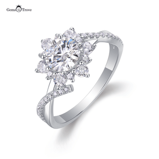 Blooming Moissanite Troves Ring