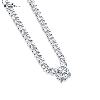 Uni sex Moissanite Diamond Necklace