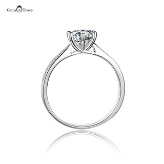 Heirloom Pave Round Moissanite Ring
