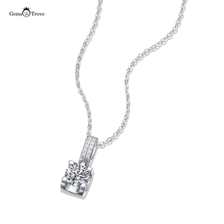 Moissanite Solitaire Necklace
