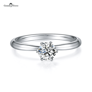 Classic Solitaire moissanite ring
