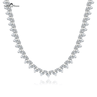 Classic Moissanite Hearts Necklace