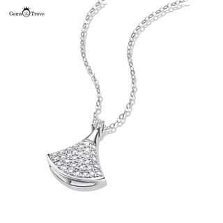 Moissanite Women's Skirt Pendant