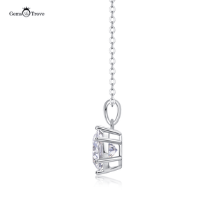 3ct Moissanite Solitaire Pendant