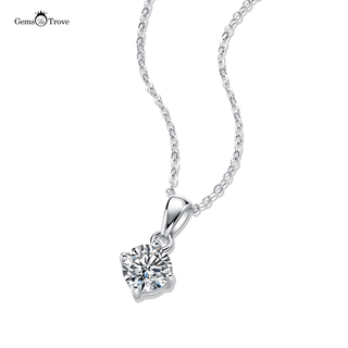 Moissanite Diamond Solitaire Pendant