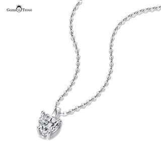 Heart Cut Moissanite Necklace