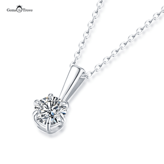 Moissanite Dolitaire 6 claw Pendant