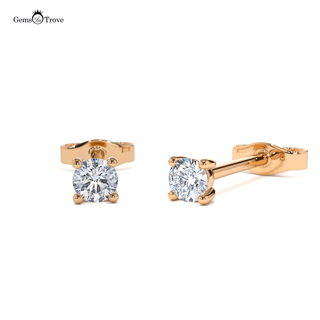Elegant Diamond Prong Earrings