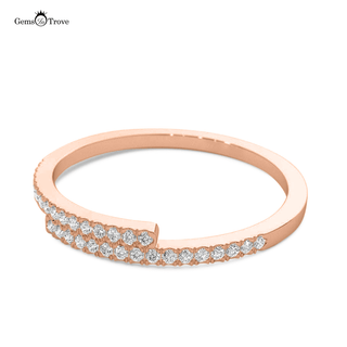 Elegant Bar Shaped Diamond Ring