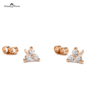 Elegant Diamond Stud Earrings