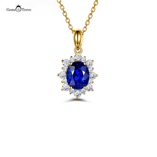 Sapphire and Diamond Pendant