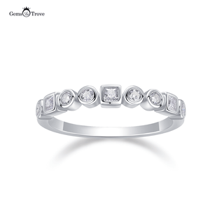 Symphony of Sparkles Moissanite Band