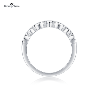 Radiant Moissanite Harmony Band