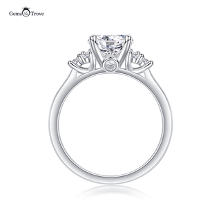 Veiled Sparkle Moissanite Beauty Ring