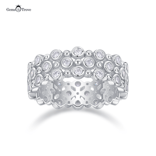 Lustrous Moissanite Sparkle Band