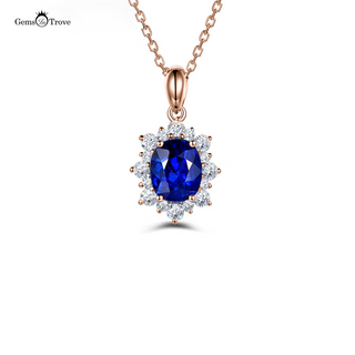 Sapphire and Diamond Pendant