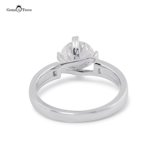 Hollow Out Moissanite Diamond ring