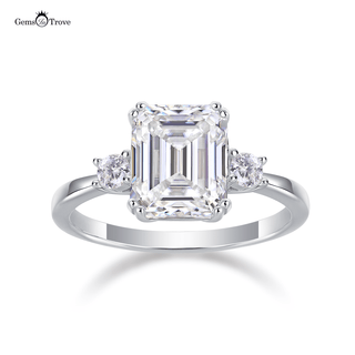 Luminous 3-Stone Moissanite