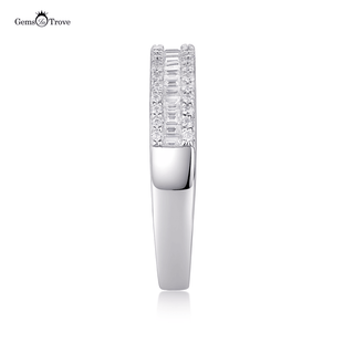 Luminous Baguette Moissanite Band