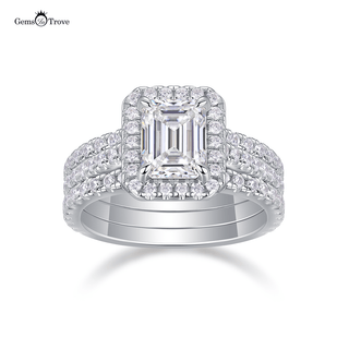 Elegant Stackable Moissanite Ring Set
