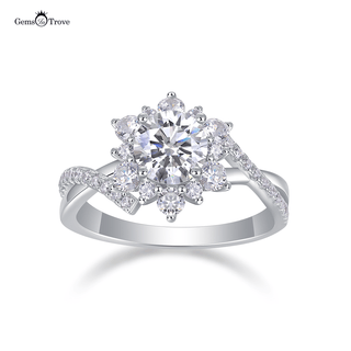 Blooming Moissanite Troves Ring