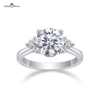 Concealed Brilliance Moissanite Ring