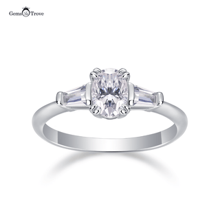 Oval Elegance Moissanite Ring