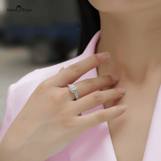 Luminous Pave Elegance Ring