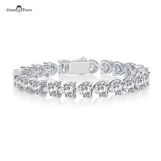 Heart Cut Moissanite Bracelet 