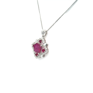 Vienna Crest Ruby Pendant