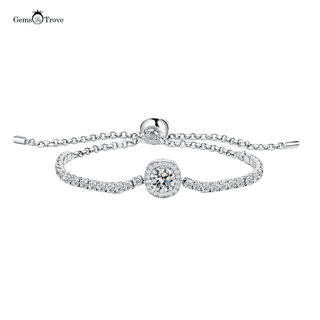 Elegant Moissanite Studded Tennis Bracelet