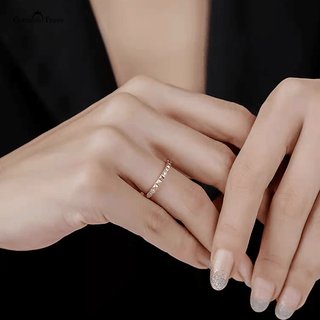 Pyramid Design Diamond Ring
