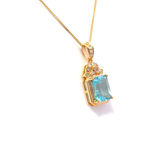Apatite Vintage Frame Pendant