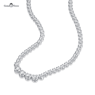 Moissanite Diamond Women's Tennis Necklace