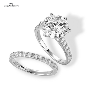 5ct Moissanite Ring Stackable Set