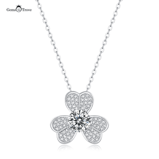 Moissanite Petals Pendant