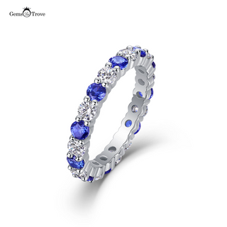 Sapphire Eternity Band Ring Brilliance